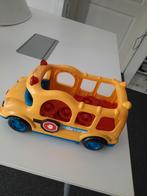 Fisher Price Little People schoolbus, Speelset, Met geluid, Gebruikt, Ophalen of Verzenden