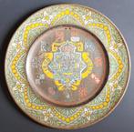 Metalen herinneringsbord Wilhelmina 1898 - 1923 - Adv 164, Verzamelen, Ophalen of Verzenden, Gebruikt, Nederland, Overige typen