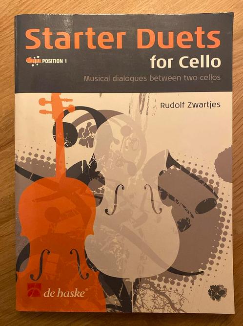 Bladmuziek - Starter Duets for Cello - Rudolf Zwartjes, Muziek en Instrumenten, Bladmuziek, Gebruikt, Artiest of Componist, Klassiek