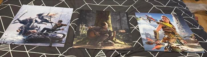 Playstation Exclusives “schilderijen”, Spelcomputers en Games, Spelcomputers | Sony PlayStation Consoles | Accessoires, Zo goed als nieuw