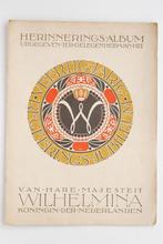 Herinneringsalbum 40 jarig jubileum Koningin Wilhelmina 1938, Verzamelen, Koninklijk Huis en Royalty, Nederland, Tijdschrift of Boek