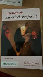 Studieboek materieel strafrecht, Ophalen of Verzenden, Gelezen