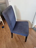 Ikea Bergmund stoelen met blauwe en paarse hoes, Ophalen, Gebruikt, Overige kleuren, Vijf, Zes of meer stoelen