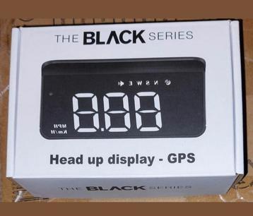 GPS Head-Up Display Snelheidsmeter Auto - The Black Series beschikbaar voor biedingen