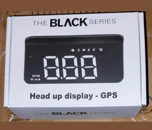 GPS Head-Up Display Snelheidsmeter Auto - The Black Series, Auto diversen, Dashcams, Nieuw, Ophalen of Verzenden