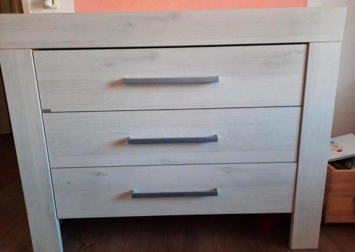 Commode paidi whitewash, Kinderen en Baby's, Kinderkamer | Commodes en Kasten, Gebruikt, 90 tot 105 cm, 100 cm of meer, 50 tot 70 cm