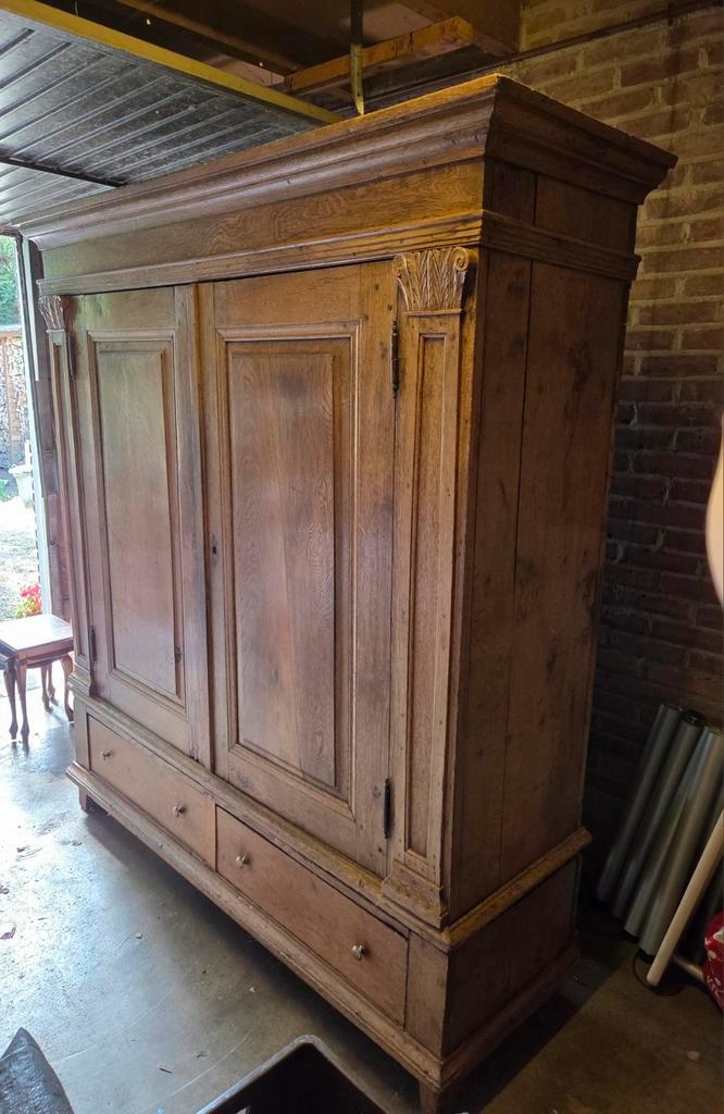 Eikenhouten kast, Antiek en Kunst, Antiek | Meubels | Kasten, Ophalen