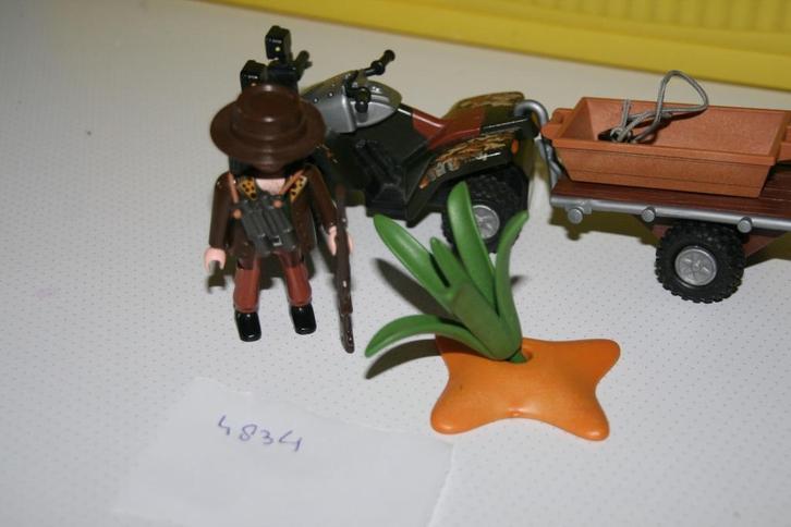 Playmobil ranger met quad - 4834, Kinderen en Baby's, Speelgoed | Playmobil, Gebruikt, Complete set, Ophalen