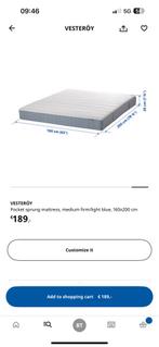 ikea matras 160, Huis en Inrichting, Ophalen of Verzenden