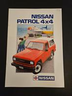 Brochure Nissan Patrol 4x4 1987, Ophalen of Verzenden, Zo goed als nieuw, Nissan
