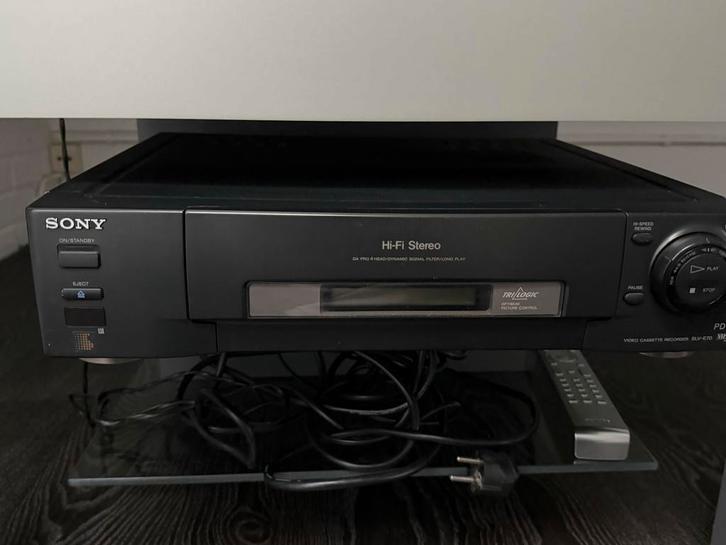Sony SLV-E70 VHS Videorecorder met Afstandsbediening, Audio, Tv en Foto, Videospelers, Gebruikt, VHS-speler of -recorder, Ophalen