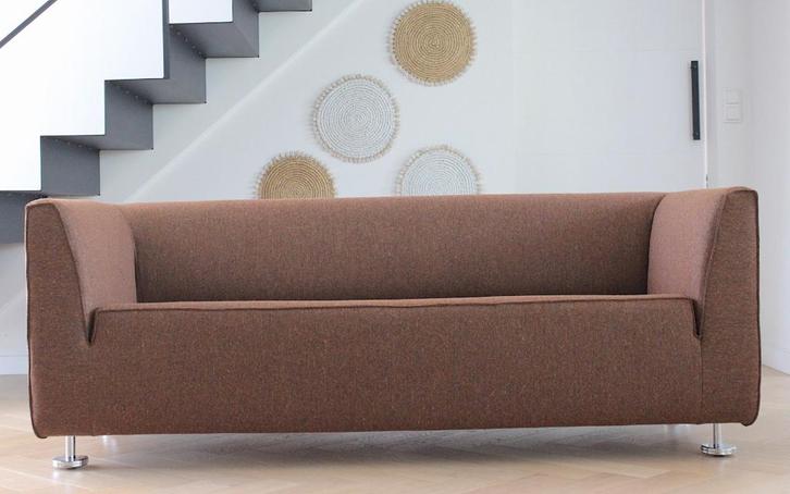 Gelderland 4800 2,5-zits bruin gemêleerd, Huis en Inrichting, Banken | Sofa's en Chaises Longues, Zo goed als nieuw, Driepersoons