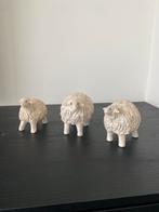 Keramieken beeldjes van schapen, Ophalen, Zo goed als nieuw, Dier