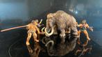 Oertijd: Papo oermensen met schleich Mammoet, Verzamelen, Ophalen of Verzenden, Zo goed als nieuw