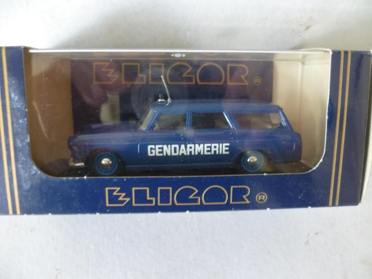 Eligor 1139 Peugeot 404 Gendarmerie 1964 Franse Politie 1:43, Hobby en Vrije tijd, Modelauto's | 1:43, Nieuw, Auto, Overige merken