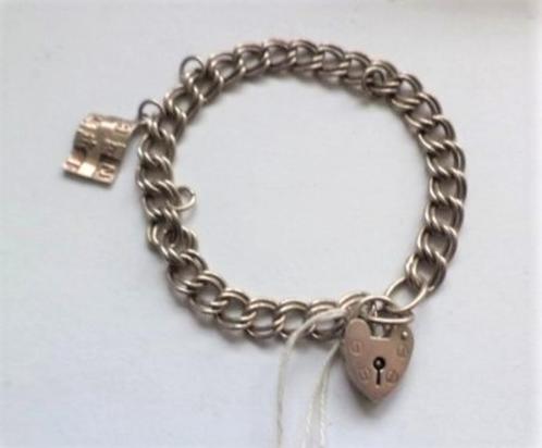Prachtige zilveren armband Royal National Lifeboat Institute, Sieraden, Tassen en Uiterlijk, Armbanden, Zo goed als nieuw, Zilver