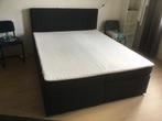 Tweepersoons bed / boxspring, Huis en Inrichting, Slaapkamer | Boxsprings, Ophalen, Gebruikt, Tweepersoons, 160 cm