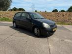 Renault Clio 1.2 55KW Autbas E3 2006 Zwart, Auto's, Renault, Voorwielaandrijving, 74 pk, Zwart, Origineel Nederlands