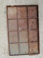 Haardplaat 55x35,5cm art nouveau evt zwart te maken, Antiek en Kunst, Curiosa en Brocante, Ophalen