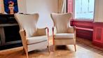 Giorgetti Progetti Wing Chair - Italiaans Design fauteuil, Ophalen, Gebruikt, Design, 75 tot 100 cm