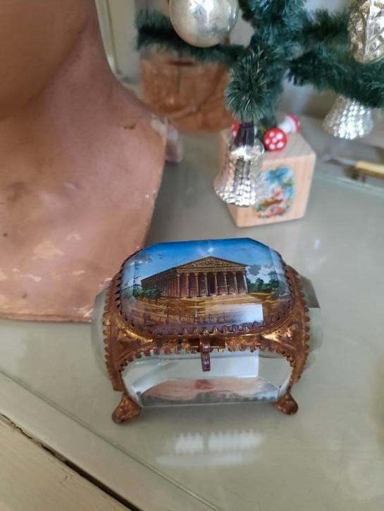 Frans sieraden kistje 25€, Antiek en Kunst, Curiosa en Brocante, Verzenden