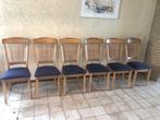 6 eetkamer stoelen licht eiken, Huis en Inrichting, Ophalen, Gebruikt, Bruin, Klassiek