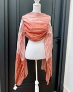 Nieuw! Romano terracotta - poederroze 100% zijden XL sjaal, Kleding | Dames, Romano, Ophalen of Verzenden, Nieuw, Sjaal