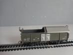 JOUEF 11cm kolenwagon half afgedekt groen, Hobby en Vrije tijd, Modeltreinen | H0, Jouef, Gelijkstroom of Wisselstroom, Wagon