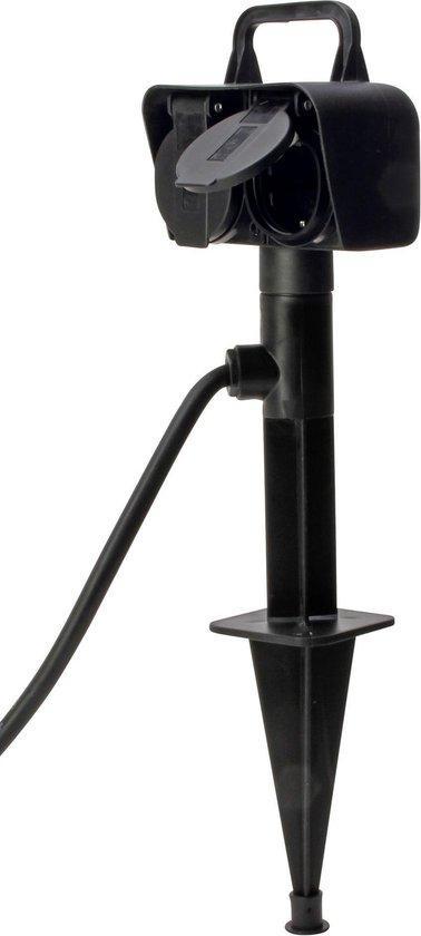 Kopp Tuinspie met dubbele wandcontactdoos - Z2/P3, Tuin en Terras, Overige Tuin en Terras, Nieuw, Ophalen of Verzenden