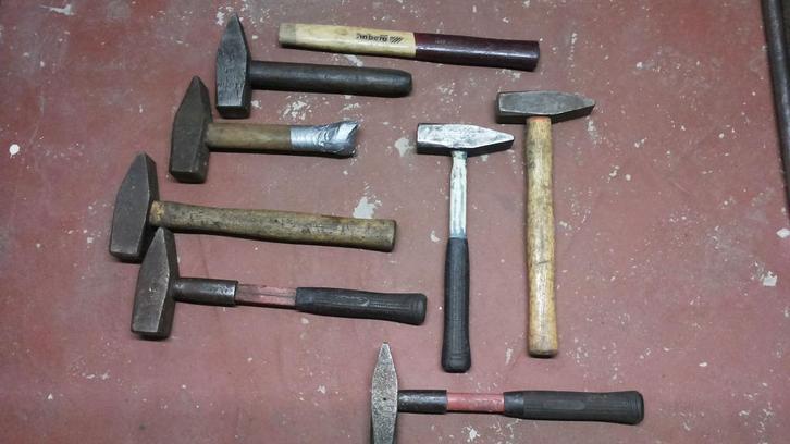 Bankhamers Habero, Picard, etc 1500gr 1000gr 800gr, Doe-het-zelf en Verbouw, Gereedschap | Handgereedschap, Gebruikt, Ophalen of Verzenden