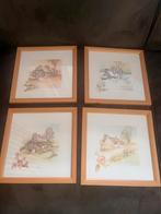 Schilderijen Set: Vier Jaargetijden, Antiek en Kunst, Ophalen of Verzenden