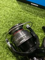 Nieuwe Shimano Catana 3000 SRC molen, 3 lagers + extra spoel, Watersport en Boten, Ophalen of Verzenden, Nieuw, Molen