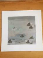 zeefdruk floating painters karin bos handgeschreven, Ophalen