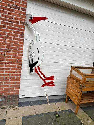 Ooievaar, geboortebord beschikbaar voor biedingen
