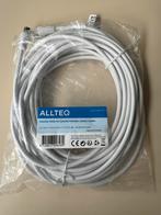 Coax kabel 10m Allteq, Ophalen of Verzenden, Zo goed als nieuw, Coaxiale kabel