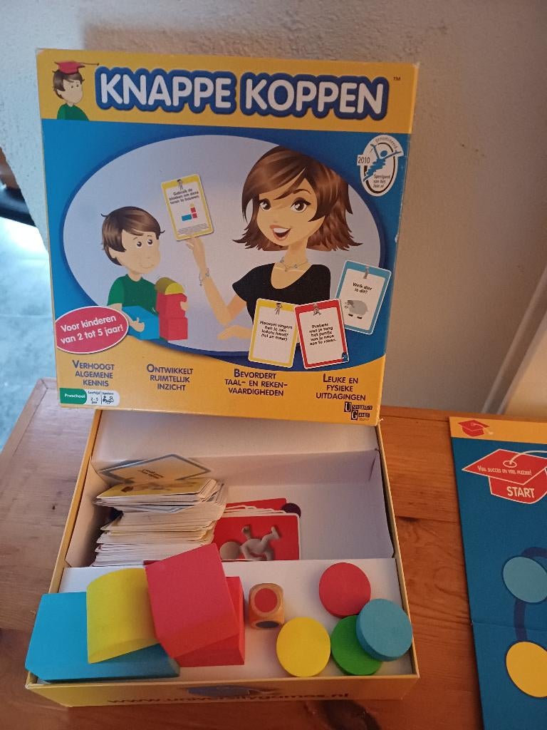 Knappe koppen bordspel, Ophalen, Gebruikt