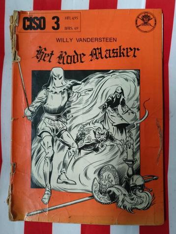 Het rode masker beschikbaar voor biedingen