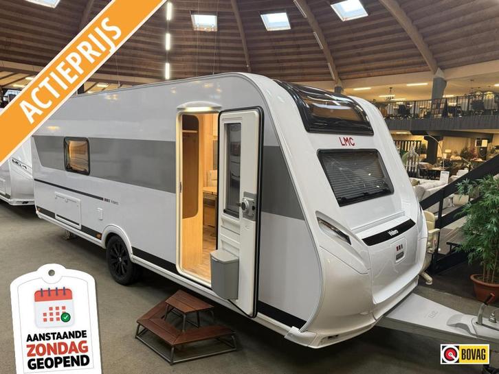 LMC Videro 580 D, Vloerverwarming, panorama dak zondag open, Caravans en Kamperen, Caravans, Bedrijf, tot en met 3, 1250 - 1500 kg