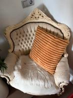 Witte Barok Stoel - Opknapper, Ophalen, Minder dan 50 cm, Gebruikt, Minder dan 75 cm