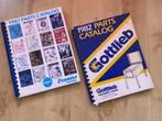 Gottlieb Parts Catalogus 1982 + 1987, Verzenden, Overige typen, Overige soorten, Gottlieb