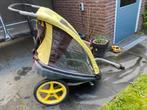 Kidcar fietskar met 2 koppelingen, Fietsen en Brommers, Fietsaccessoires | Aanhangers en Karren, Ophalen, Gebruikt, Kinderkar