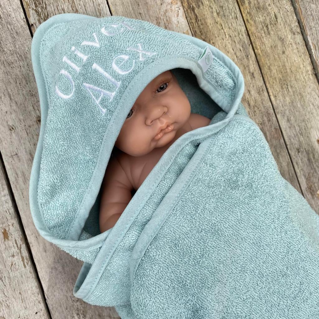 Gepersonaliseerde badcape met naam | verschillende kleuren, Kinderen en Baby's, Kraamcadeaus en Geboorteborden, Ìnfo@bovatex.nl