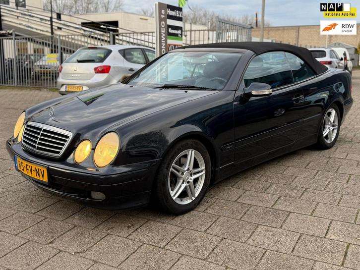 Mercedes-Benz CLK-klasse Cabrio 200 Avantgarde orginele LAGE, Auto's, Mercedes-Benz, Bedrijf, Te koop, CLK, ABS, Airbags, Airconditioning