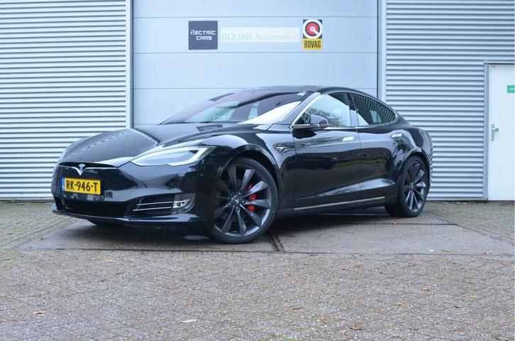 Tesla Model S 100D Performance Enhanced AutoPilot3.0(MCU2), Auto's, Tesla, Bedrijf, Te koop, Model S, 4x4, ABS, Achteruitrijcamera