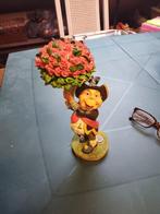 laaf met muntje  en bloemen kan open, Ophalen of Verzenden, Zo goed als nieuw, Beeldje of Poppetje