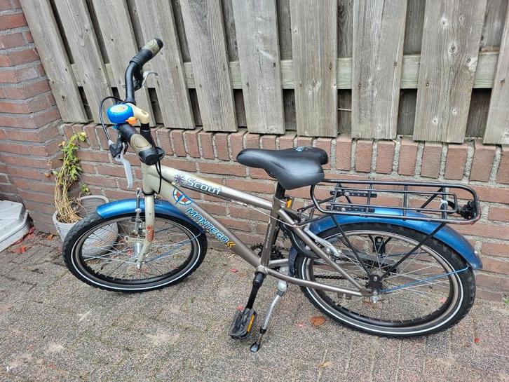 Stoere jongensfiets, Fietsen en Brommers, Fietsen | Jongens, Gebruikt, 20 inch, Handrem, Ophalen