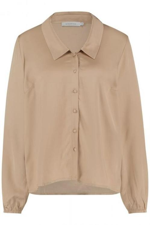 ZGAN Purdey Le Grand Sud blouse in maat 38 (42), Kleding | Dames, Blouses en Tunieken, Zo goed als nieuw, Maat 38/40 (M), Beige