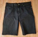 H&M korte spijkerbroek - slim fit - W34 - zwart, Zwart, Ophalen of Verzenden, Zo goed als nieuw, W33 - W34 (confectie 48/50)
