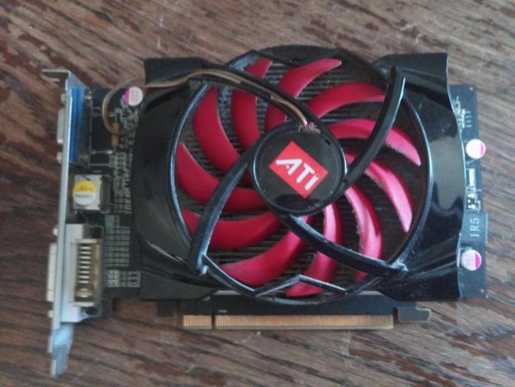 AIT HD 6570 Videokaart GPU PCI-E 2.1 X16 HDMI DVI VGA, Computers en Software, Videokaarten, Gebruikt, AMD, PCI-Express 2.1, GDDR3