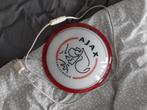 Tekoop wandlamp ajax amsterdam 25cm diameter., Ophalen, Zo goed als nieuw, Glas